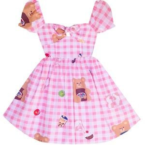 🐻 NWOT Bonne Chance Beaty Cute Picnic Dress- Size XL 🐻